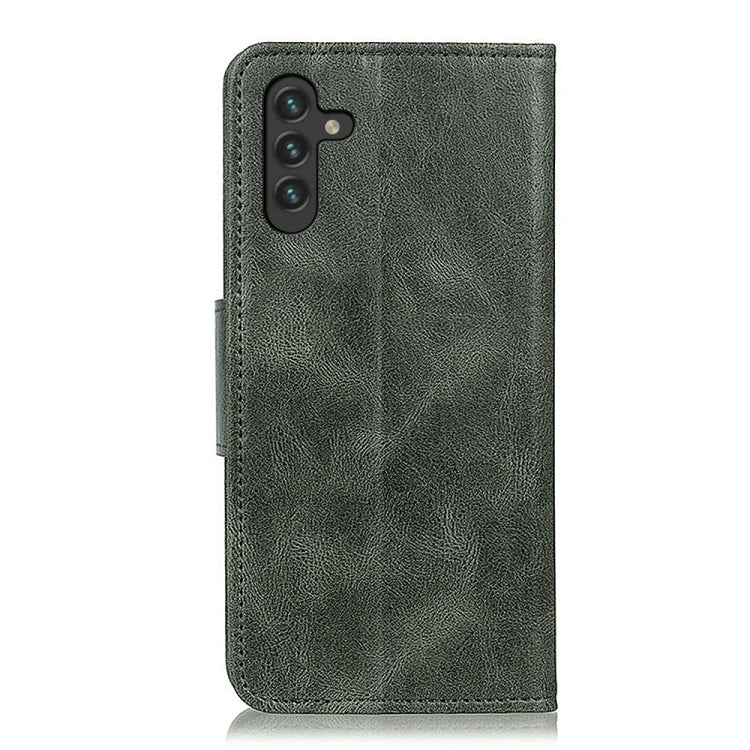 For Samsung Galaxy A13 5G Mirren Crazy Horse Texture Horizontal Flip Leather Phone Case with Holder & Card Slots