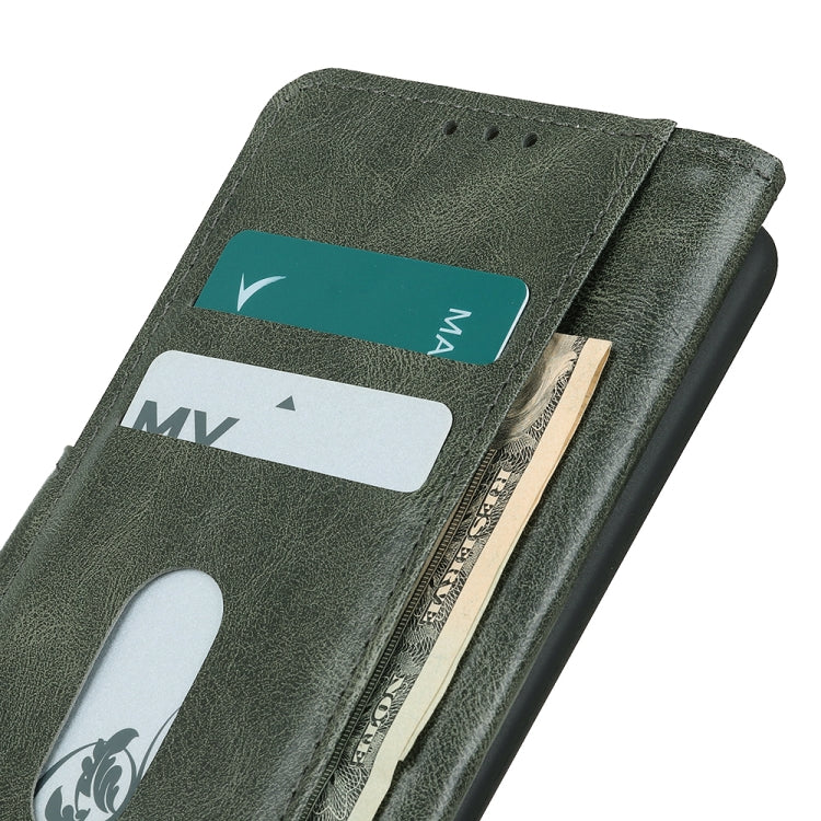 For Samsung Galaxy A13 5G Mirren Crazy Horse Texture Horizontal Flip Leather Phone Case with Holder & Card Slots