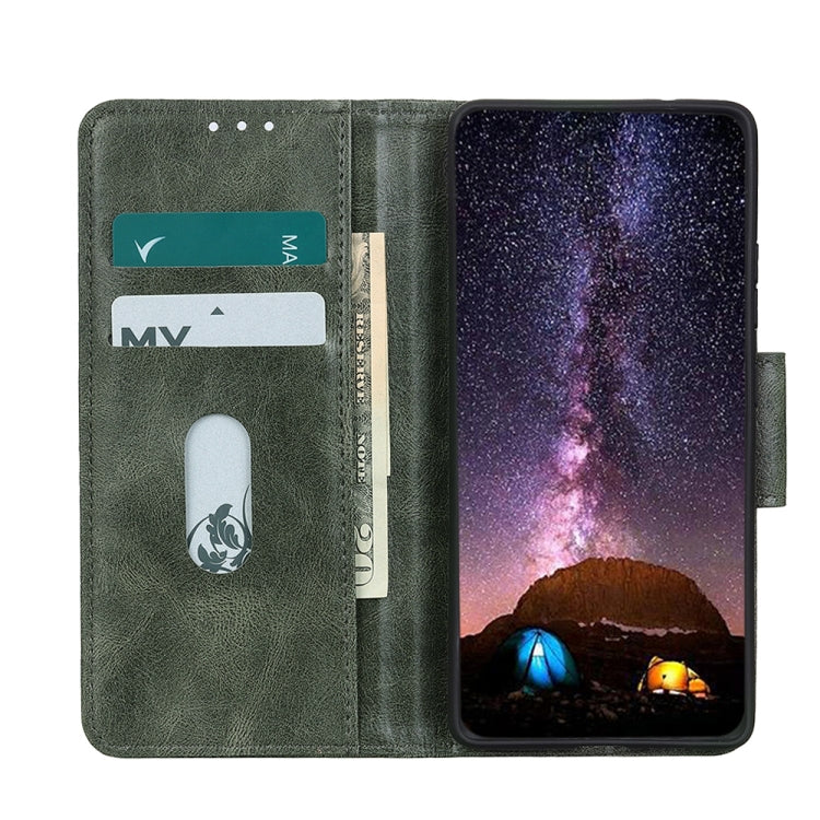 For Samsung Galaxy A13 5G Mirren Crazy Horse Texture Horizontal Flip Leather Phone Case with Holder & Card Slots