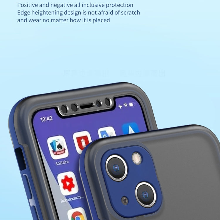For iPhone 13 Skin Feel 360 Degrees Full Package PC + TPU Combination Phone Case