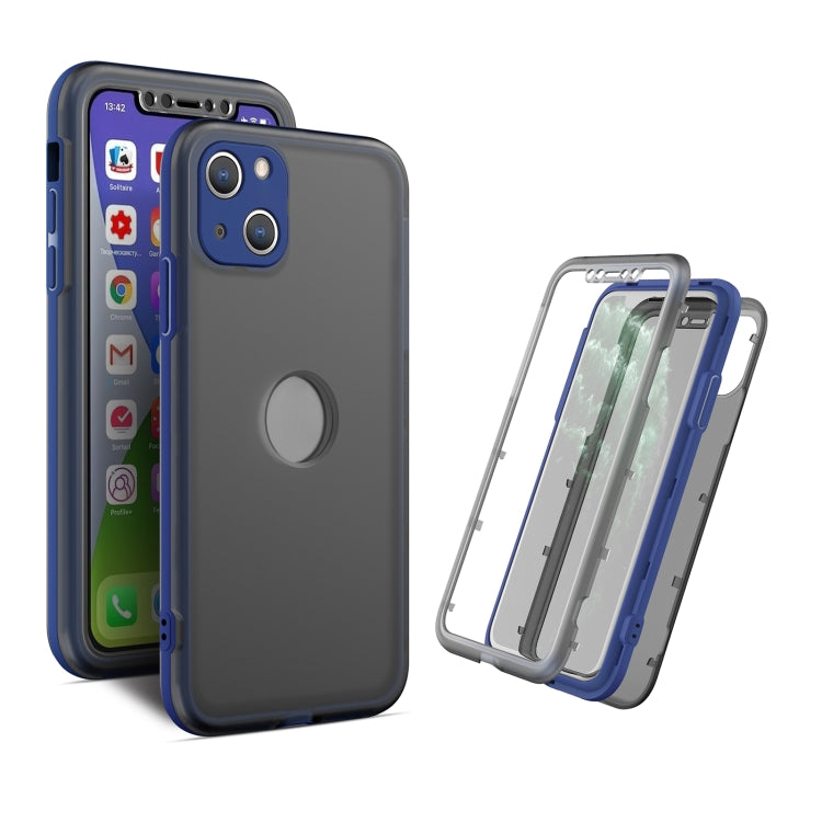 For iPhone 13 Skin Feel 360 Degrees Full Package PC + TPU Combination Phone Case