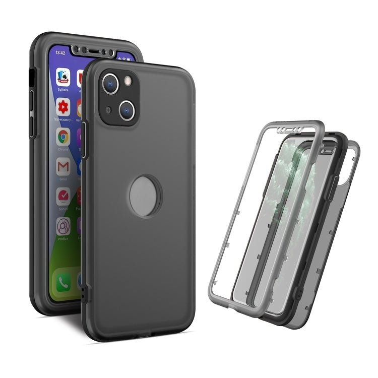 For iPhone 13 mini Skin Feel 360 Degrees Full Package PC + TPU Combination Phone Case