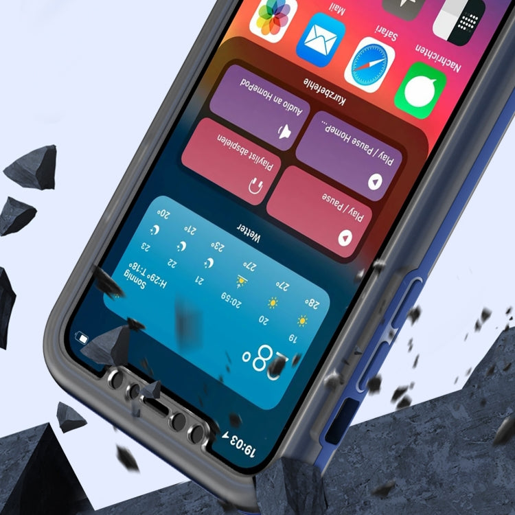 For iPhone 13 mini Skin Feel 360 Degrees Full Package PC + TPU Combination Phone Case