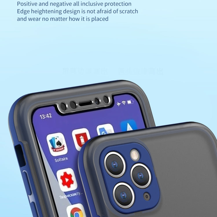 For iPhone 12 Pro Max Skin Feel 360 Degrees Full Package PC + TPU Combination Phone Case