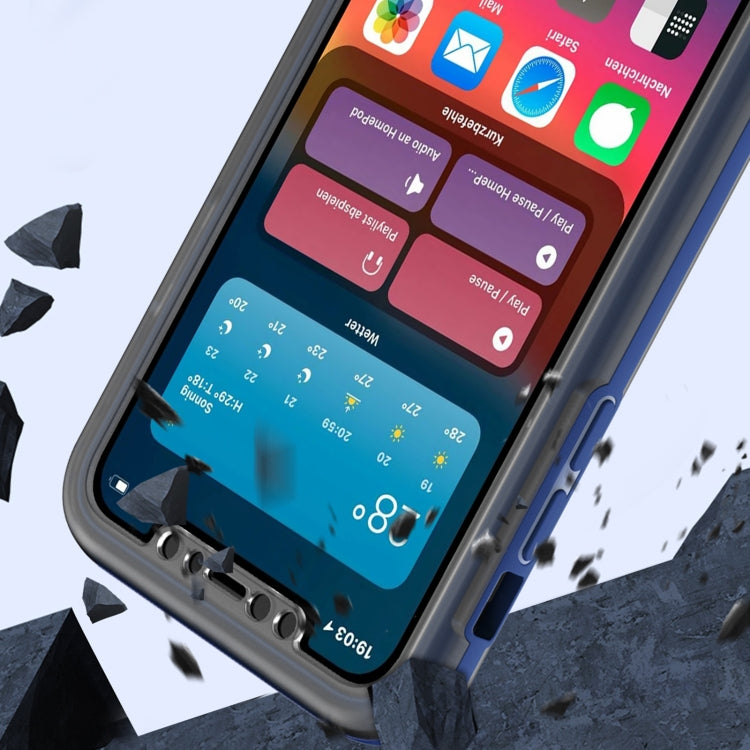 For iPhone 12 Pro Max Skin Feel 360 Degrees Full Package PC + TPU Combination Phone Case