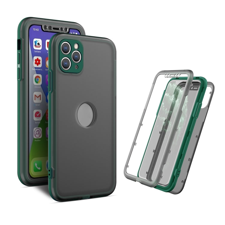 For iPhone 12 Pro Max Skin Feel 360 Degrees Full Package PC + TPU Combination Phone Case