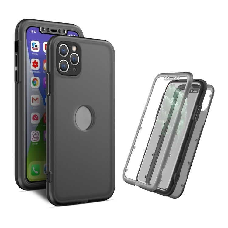 For iPhone 12 Pro Skin Feel 360 Degrees Full Package PC + TPU Combination Phone Case