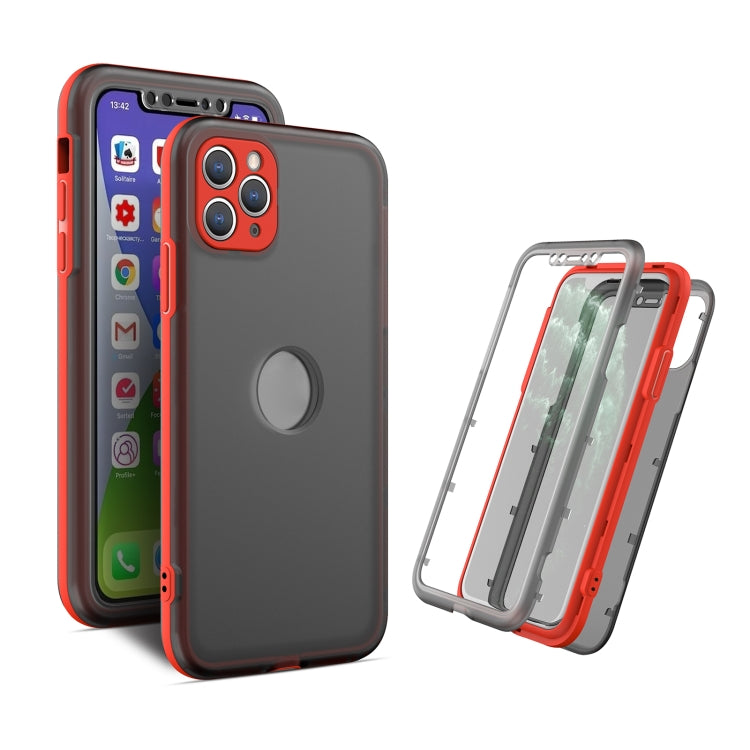 For iPhone 12 Pro Skin Feel 360 Degrees Full Package PC + TPU Combination Phone Case
