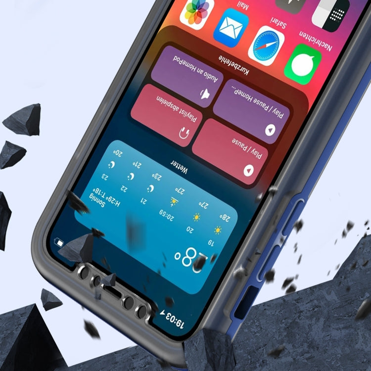 For iPhone 12 Pro Skin Feel 360 Degrees Full Package PC + TPU Combination Phone Case