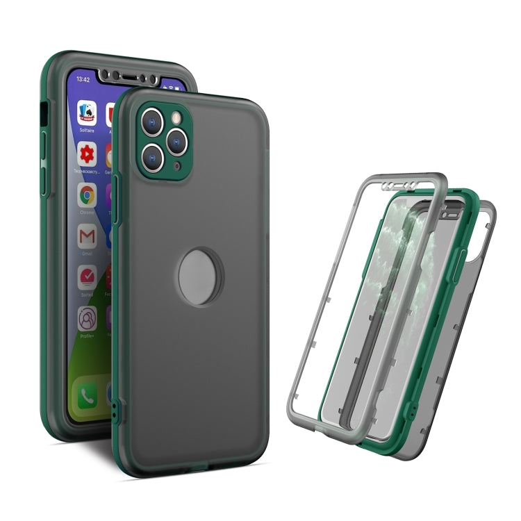 For iPhone 12 Pro Skin Feel 360 Degrees Full Package PC + TPU Combination Phone Case