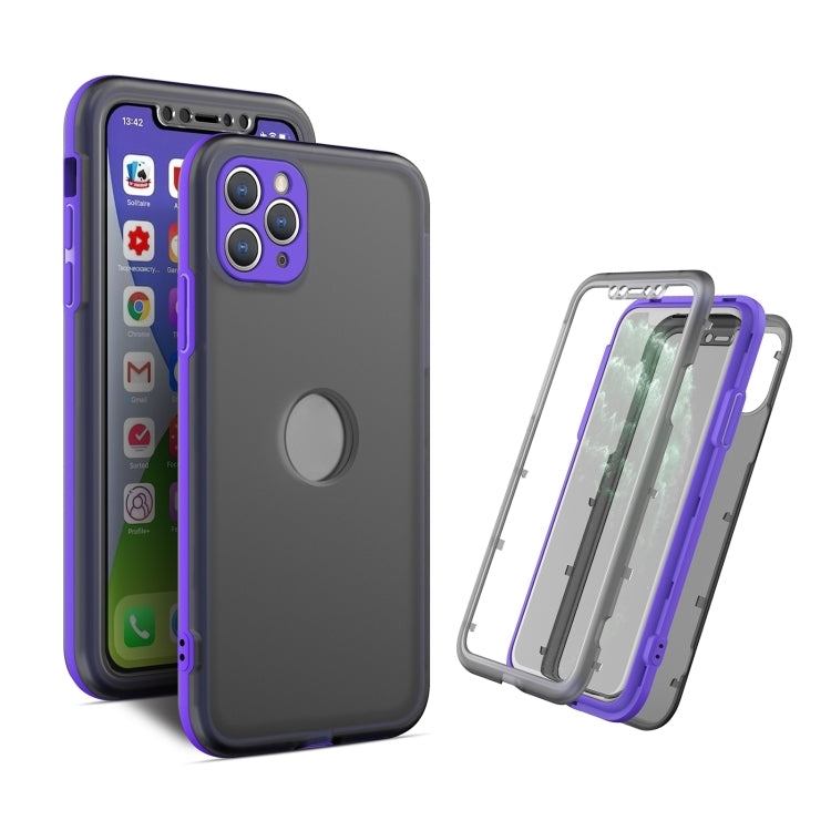 For iPhone 12 Pro Skin Feel 360 Degrees Full Package PC + TPU Combination Phone Case