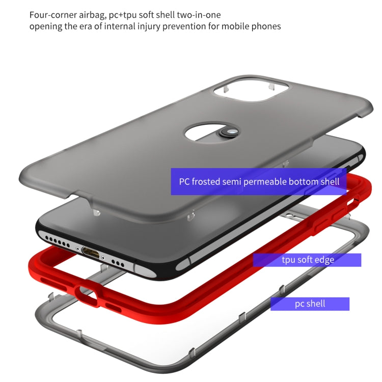 For iPhone 12 Pro Skin Feel 360 Degrees Full Package PC + TPU Combination Phone Case