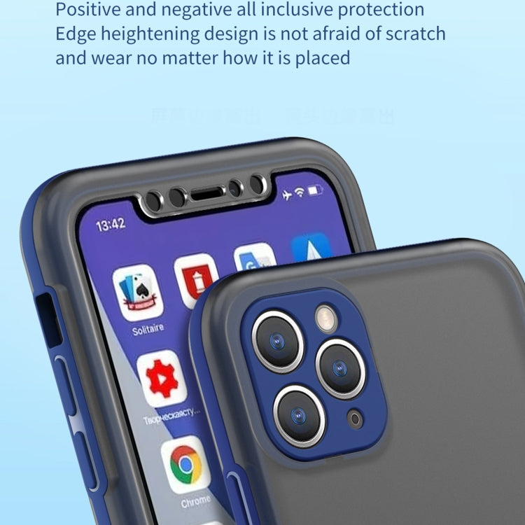 Skin Feel 360 Degrees Full Package PC + TPU Combination Phone Case For iPhone 11 Pro Max