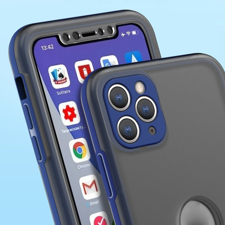 Skin Feel 360 Degrees Full Package PC + TPU Combination Phone Case For iPhone 11 Pro