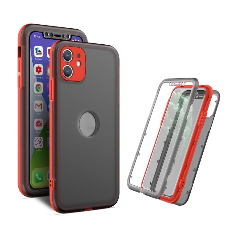 Skin Feel 360 Degrees Full Package PC + TPU Combination Phone Case For iPhone 11