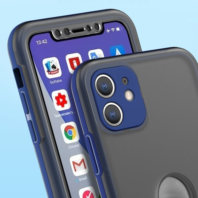 Skin Feel 360 Degrees Full Package PC + TPU Combination Phone Case For iPhone 11