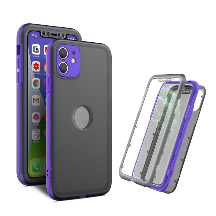 Skin Feel 360 Degrees Full Package PC + TPU Combination Phone Case For iPhone 11