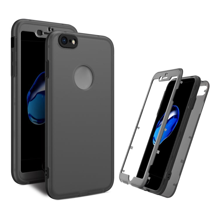 For iPhone SE 2022 / SE 2020 / 8 / 7 Skin Feel 360 Degrees Full Package PC + TPU Combination Phone Case