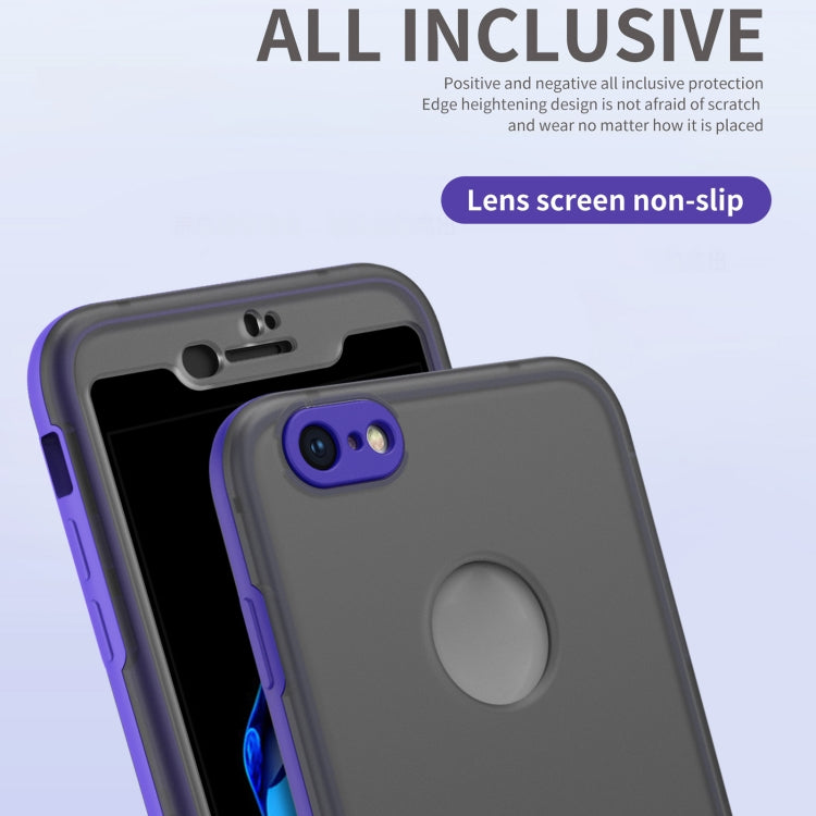 For iPhone SE 2022 / SE 2020 / 8 / 7 Skin Feel 360 Degrees Full Package PC + TPU Combination Phone Case