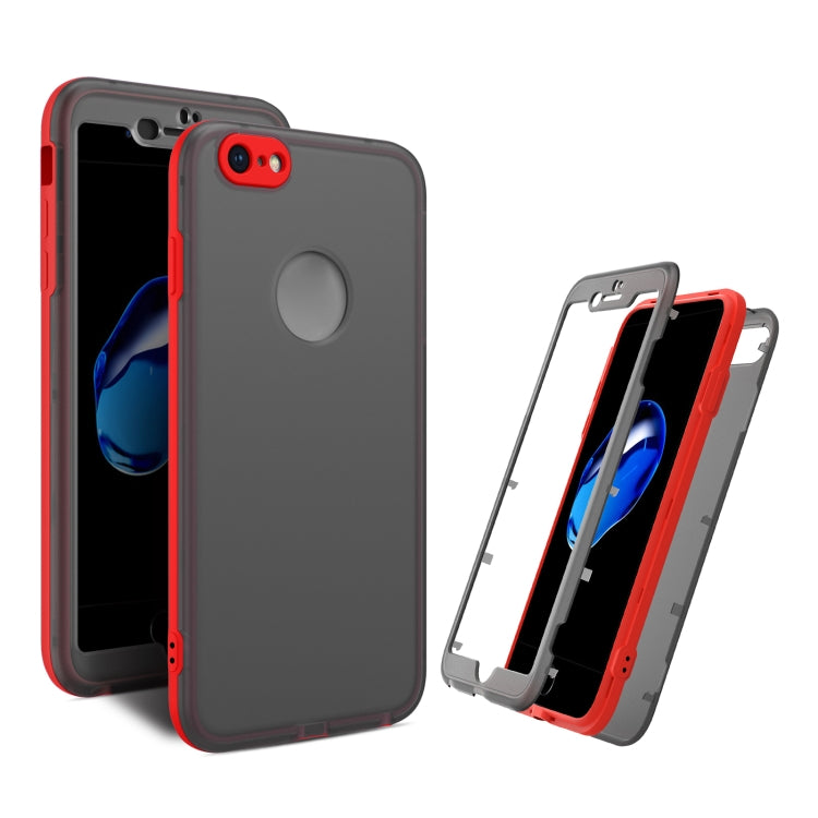 For iPhone SE 2022 / SE 2020 / 8 / 7 Skin Feel 360 Degrees Full Package PC + TPU Combination Phone Case