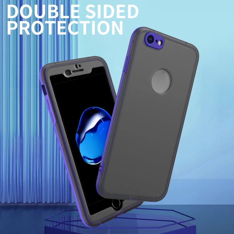 For iPhone SE 2022 / SE 2020 / 8 / 7 Skin Feel 360 Degrees Full Package PC + TPU Combination Phone Case