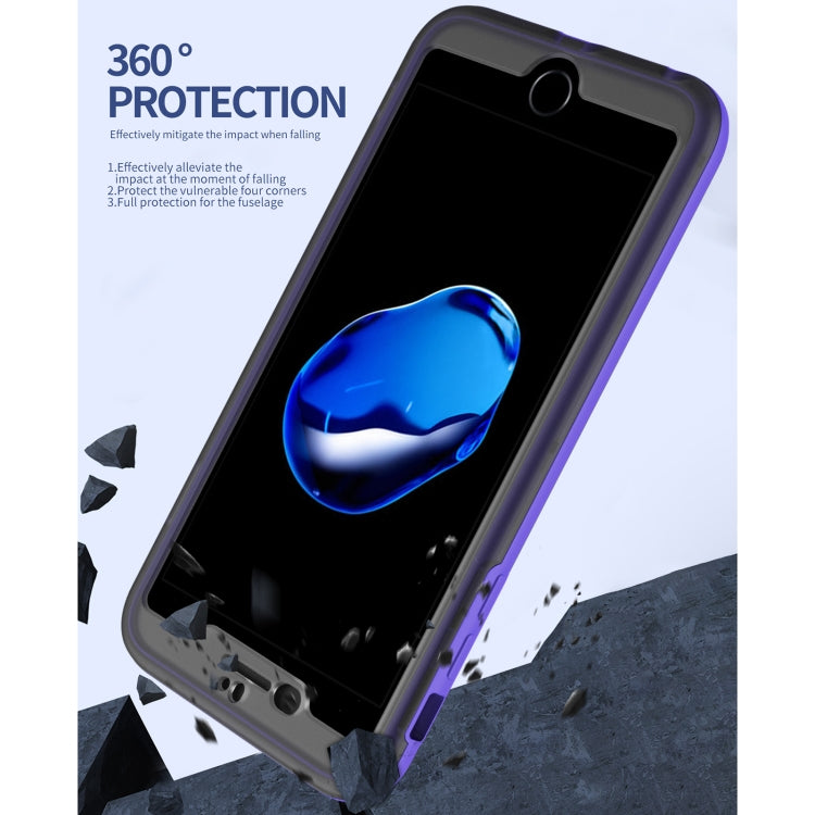 For iPhone SE 2022 / SE 2020 / 8 / 7 Skin Feel 360 Degrees Full Package PC + TPU Combination Phone Case