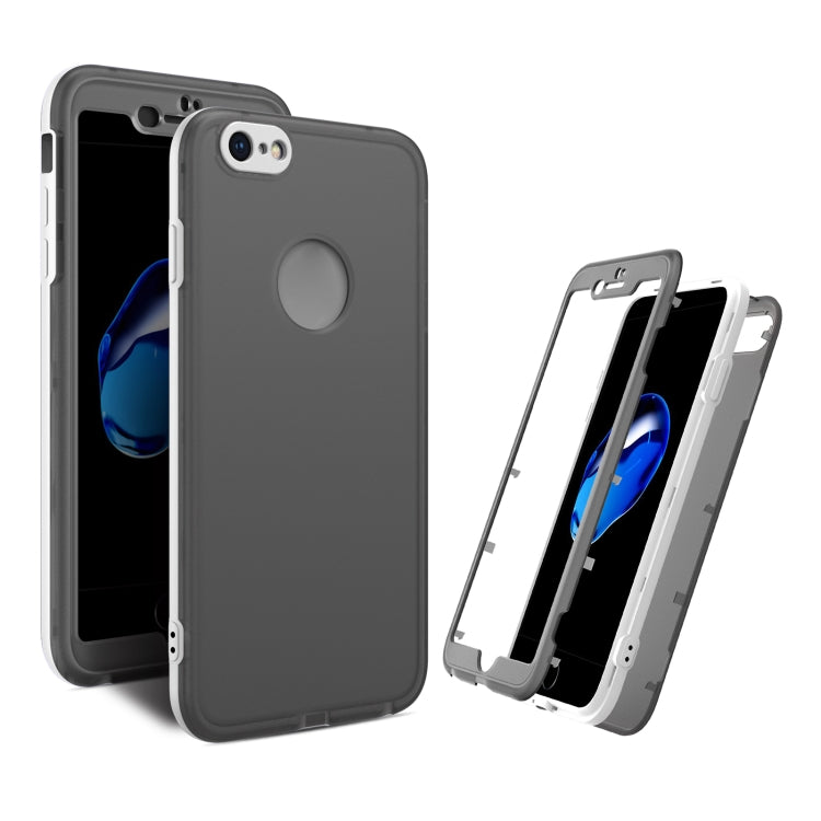 For iPhone SE 2022 / SE 2020 / 8 / 7 Skin Feel 360 Degrees Full Package PC + TPU Combination Phone Case