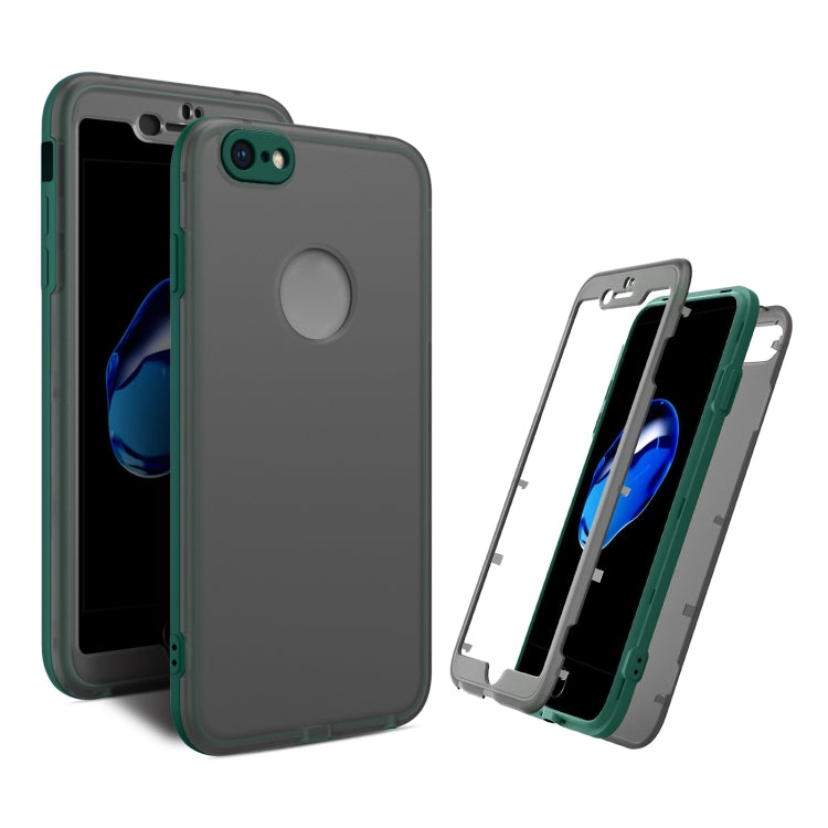 For iPhone SE 2022 / SE 2020 / 8 / 7 Skin Feel 360 Degrees Full Package PC + TPU Combination Phone Case