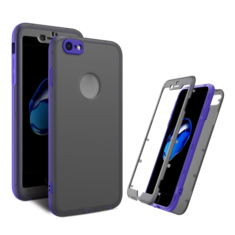 For iPhone SE 2022 / SE 2020 / 8 / 7 Skin Feel 360 Degrees Full Package PC + TPU Combination Phone Case