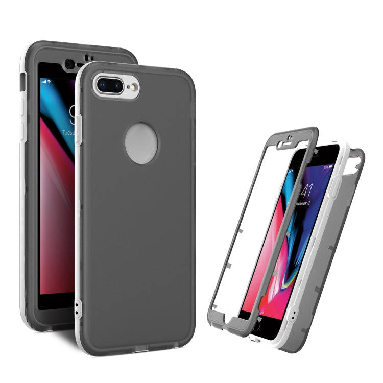 Skin Feel 360 Degrees Full Package PC + TPU Combination Phone Case For iPhone 8 Plus & 7 Plus