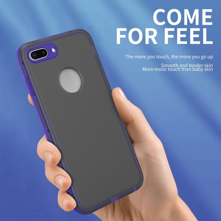 Skin Feel 360 Degrees Full Package PC + TPU Combination Phone Case For iPhone 8 Plus & 7 Plus