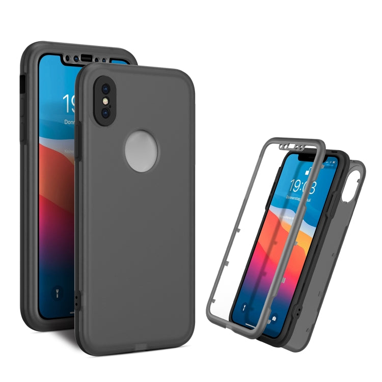 For iPhone XS Max Skin Feel 360 Degrees Full Package PC + TPU Combination Phone Case