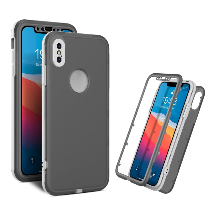 For iPhone XS Max Skin Feel 360 Degrees Full Package PC + TPU Combination Phone Case