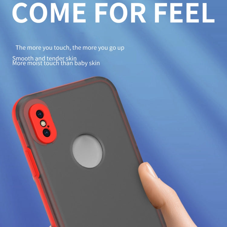 For iPhone XS Max Skin Feel 360 Degrees Full Package PC + TPU Combination Phone Case