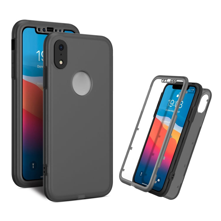 For iPhone XR Skin Feel 360 Degrees Full Package PC + TPU Combination Phone Case