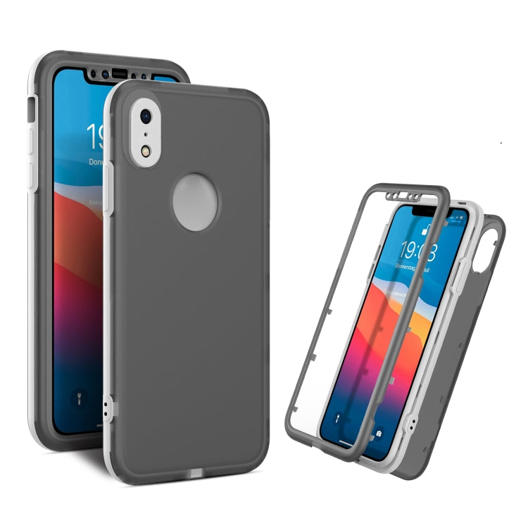 For iPhone XR Skin Feel 360 Degrees Full Package PC + TPU Combination Phone Case
