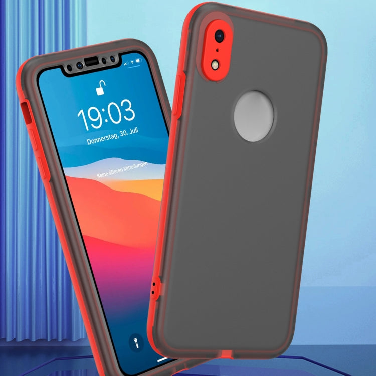 For iPhone XR Skin Feel 360 Degrees Full Package PC + TPU Combination Phone Case