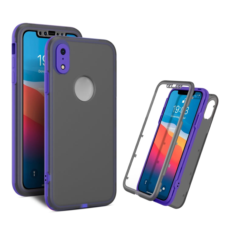 For iPhone XR Skin Feel 360 Degrees Full Package PC + TPU Combination Phone Case