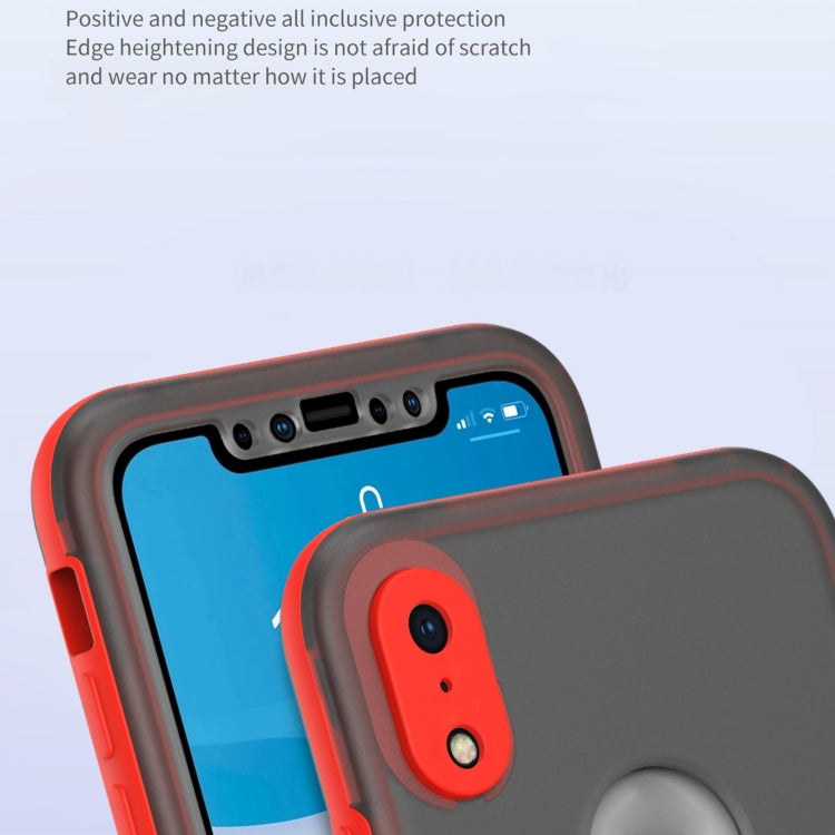 For iPhone XR Skin Feel 360 Degrees Full Package PC + TPU Combination Phone Case