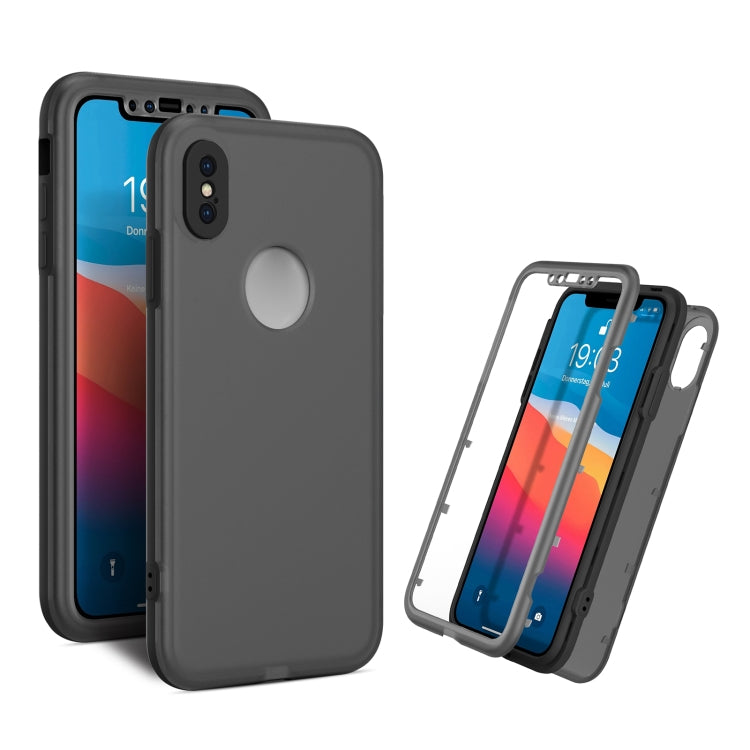 For iPhone X / XS Skin Feel 360 Degrees Full Package PC + TPU Combination Phone Case