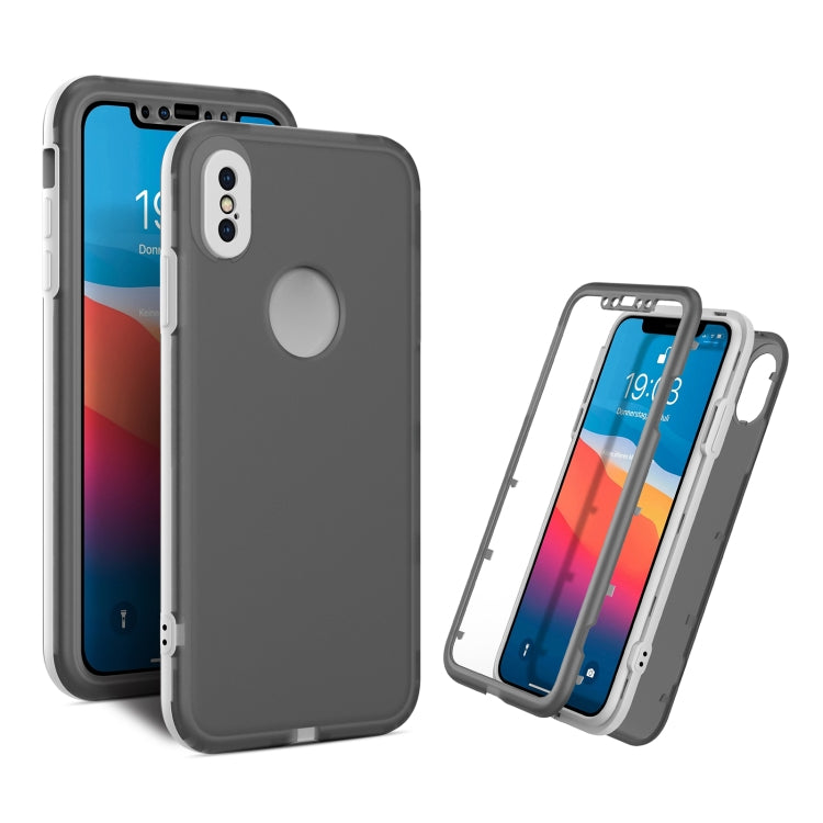 For iPhone X / XS Skin Feel 360 Degrees Full Package PC + TPU Combination Phone Case