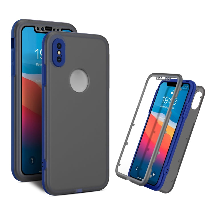 For iPhone X / XS Skin Feel 360 Degrees Full Package PC + TPU Combination Phone Case