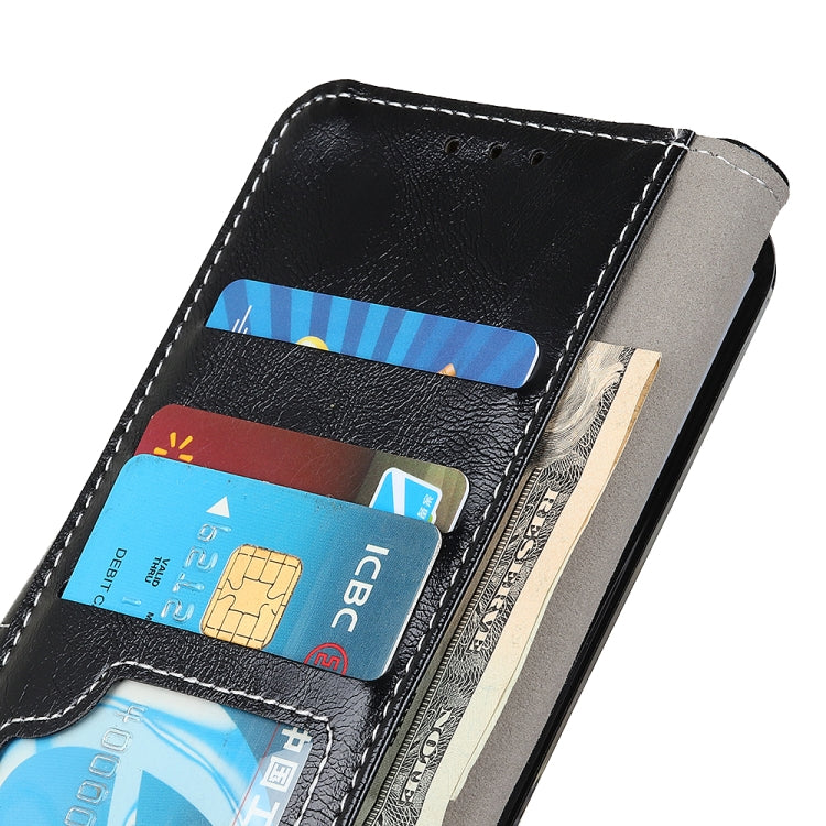 For Samsung Galaxy A13 5G Retro Crazy Horse Texture Horizontal Flip Leather Phone Case with Holder & Card Slots