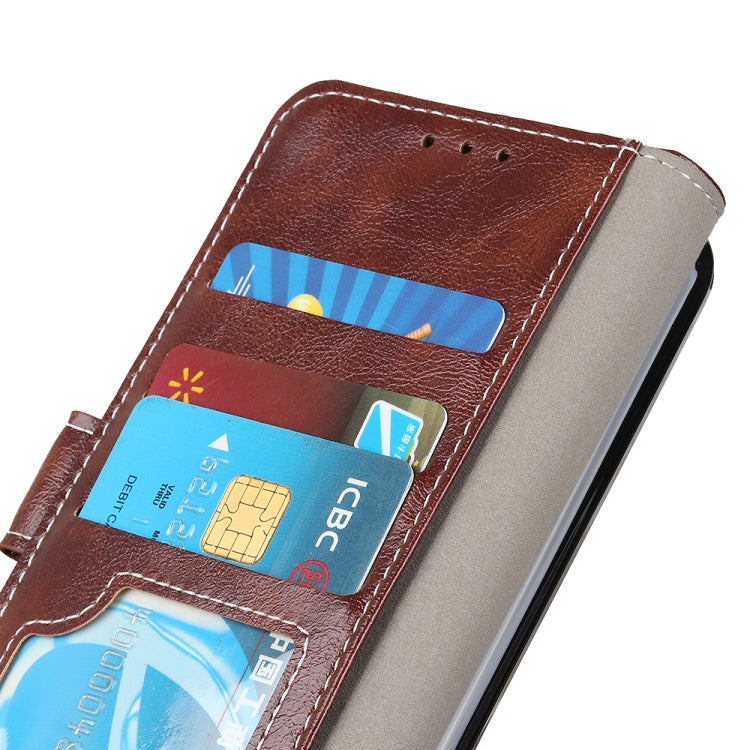 For Samsung Galaxy A13 5G Retro Crazy Horse Texture Horizontal Flip Leather Phone Case with Holder & Card Slots
