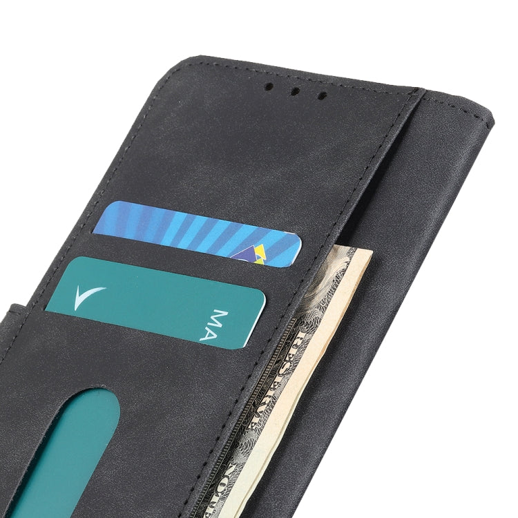 For Samsung Galaxy A13 5G KHAZNEH Retro Texture Horizontal Flip Leather Phone Case with Holder & Card Slots