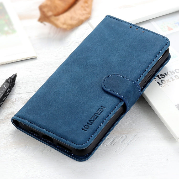 For Samsung Galaxy A13 5G KHAZNEH Retro Texture Horizontal Flip Leather Phone Case with Holder & Card Slots