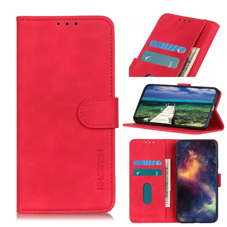 For Samsung Galaxy A13 5G KHAZNEH Retro Texture Horizontal Flip Leather Phone Case with Holder & Card Slots