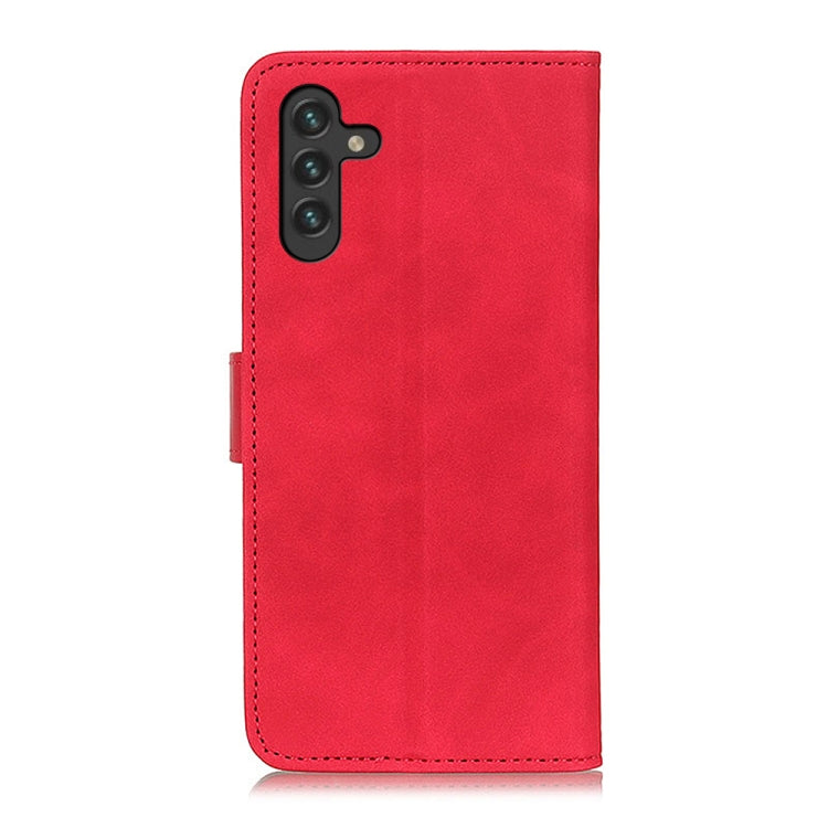 For Samsung Galaxy A13 5G KHAZNEH Retro Texture Horizontal Flip Leather Phone Case with Holder & Card Slots