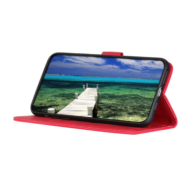 For Samsung Galaxy A13 5G KHAZNEH Retro Texture Horizontal Flip Leather Phone Case with Holder & Card Slots