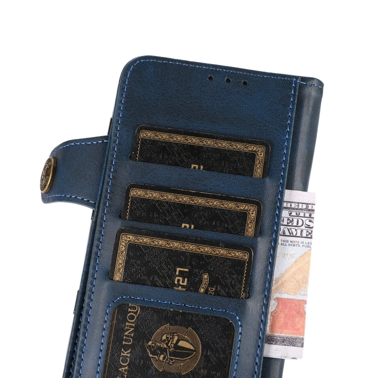 For Samsung Galaxy A13 5G KHAZNEH Cowhide Texture Horizontal Flip Leather Phone Case with Lanyard